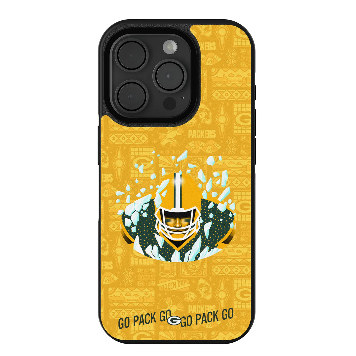 Green Bay Packers 2024 Illustrated Limited Edition Bump Phone Case 8