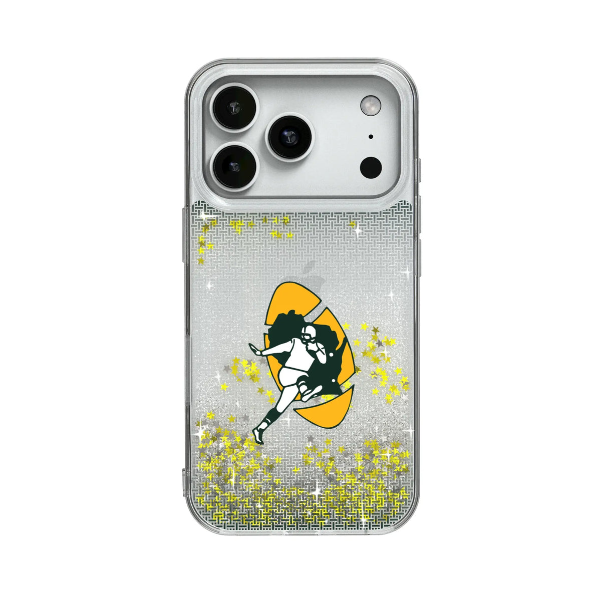 Green Bay Packers Historic Collection Linen Glitter Phone Case 18