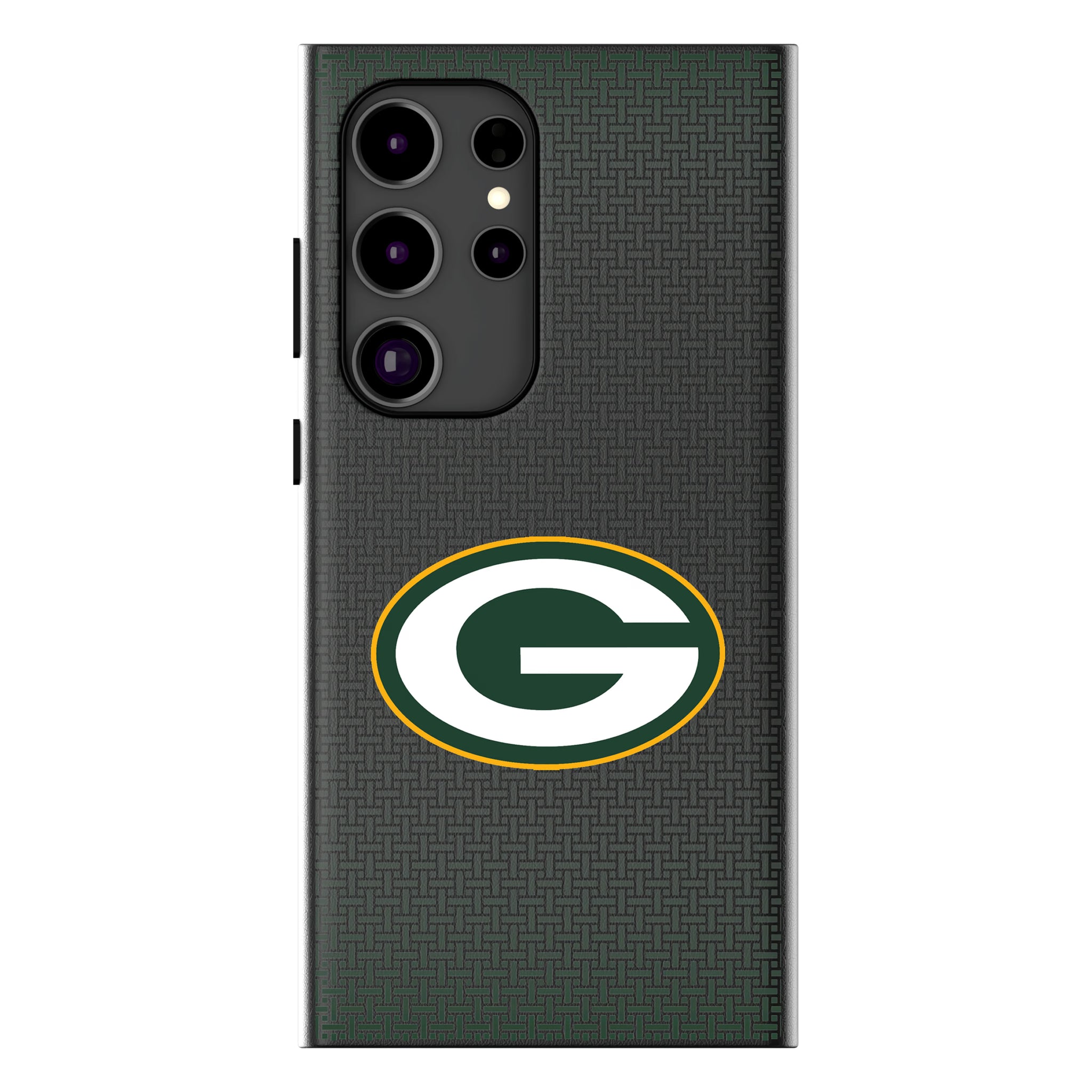 Green Bay Packers Linen MagSafe Compatible Phone Case for Samsung Galaxy 11