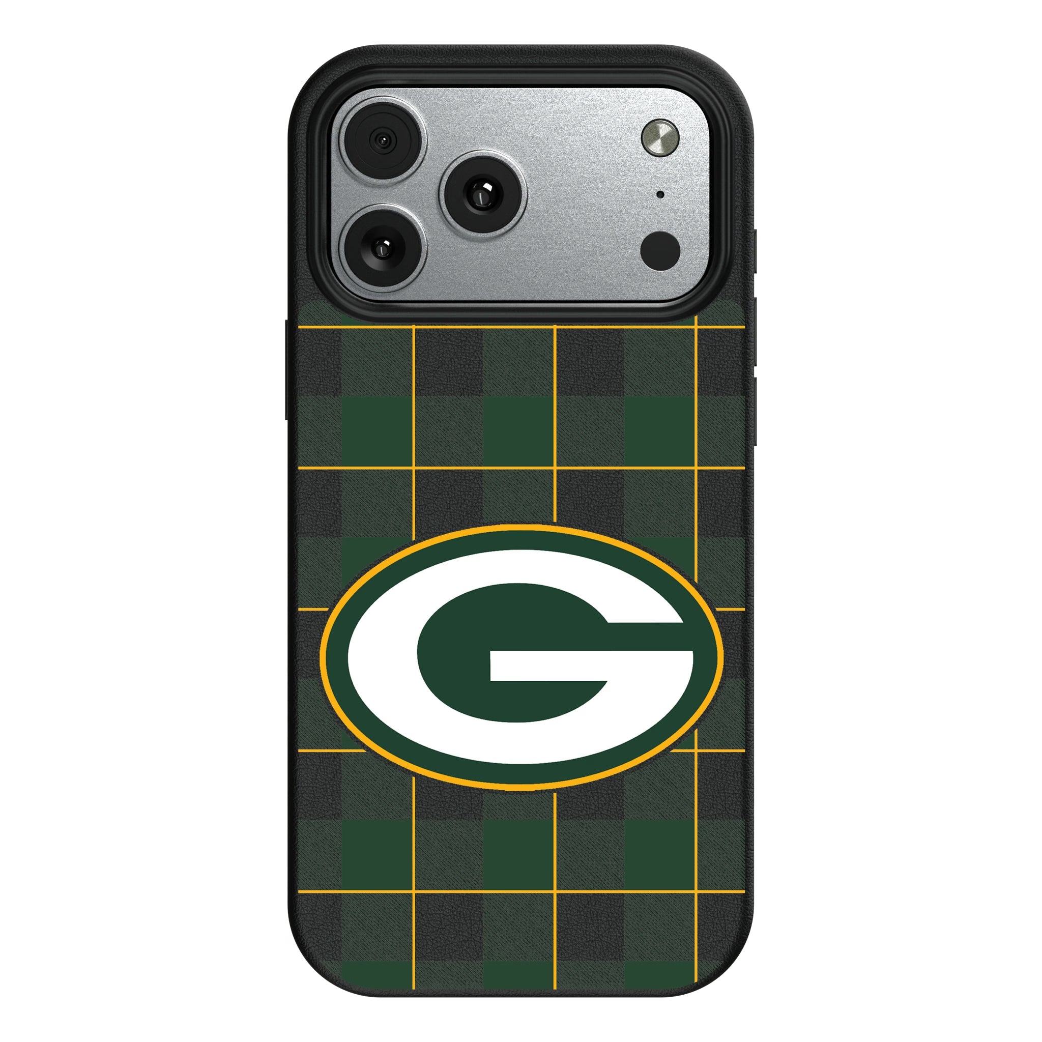 Green Bay Packers Plaid MagSafe Compatible Phone Case for Apple iPhone 8