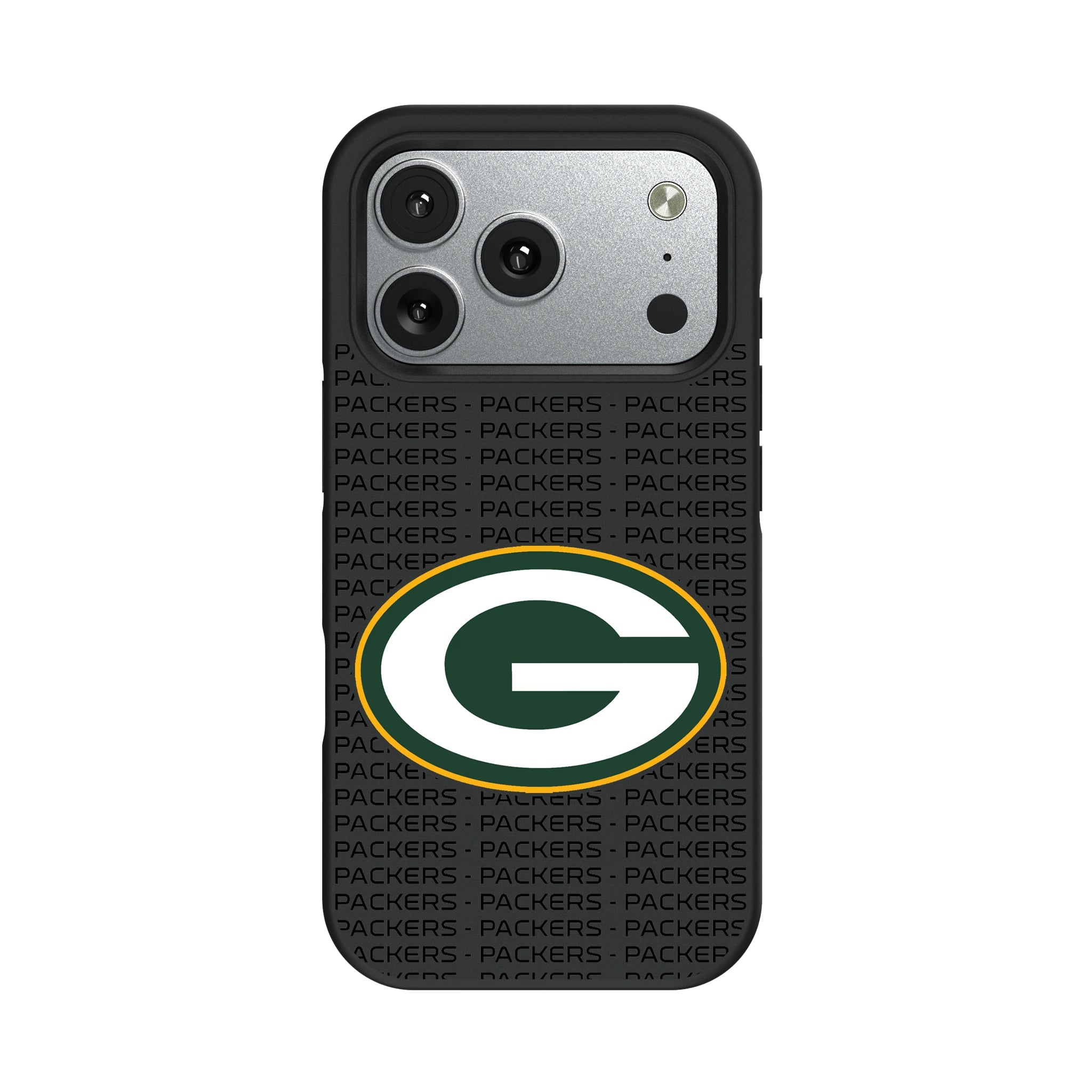 Green Bay Packers Text Backdrop Bump Phone Case 10