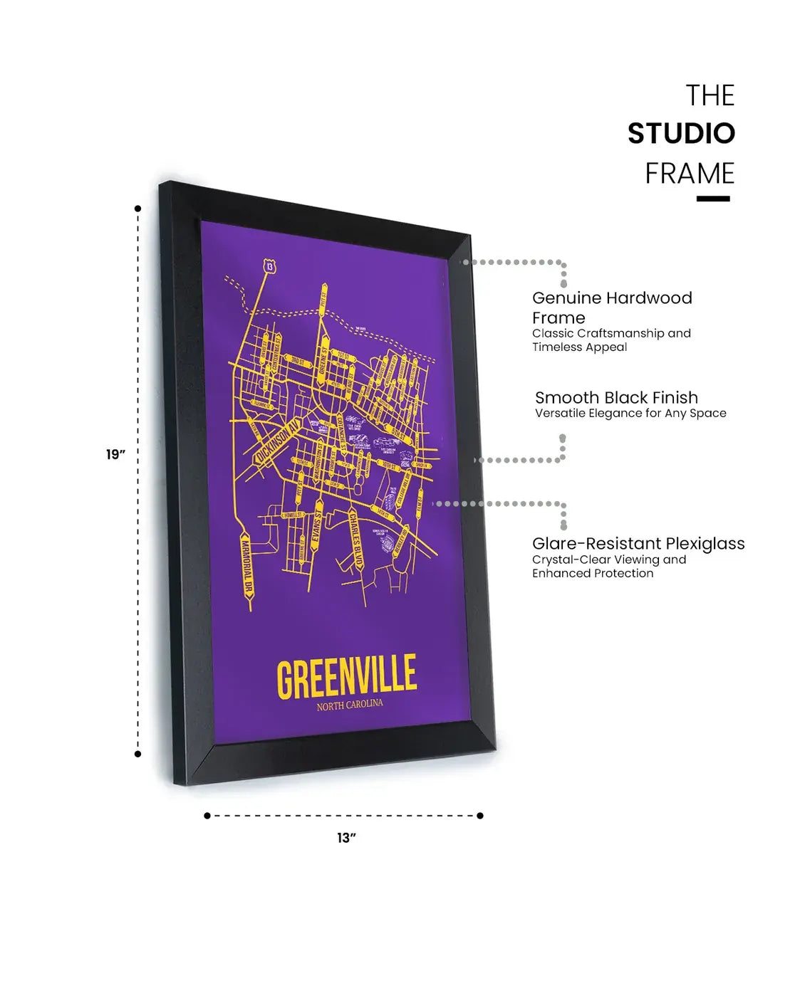 Greenville, North Carolina street map 11