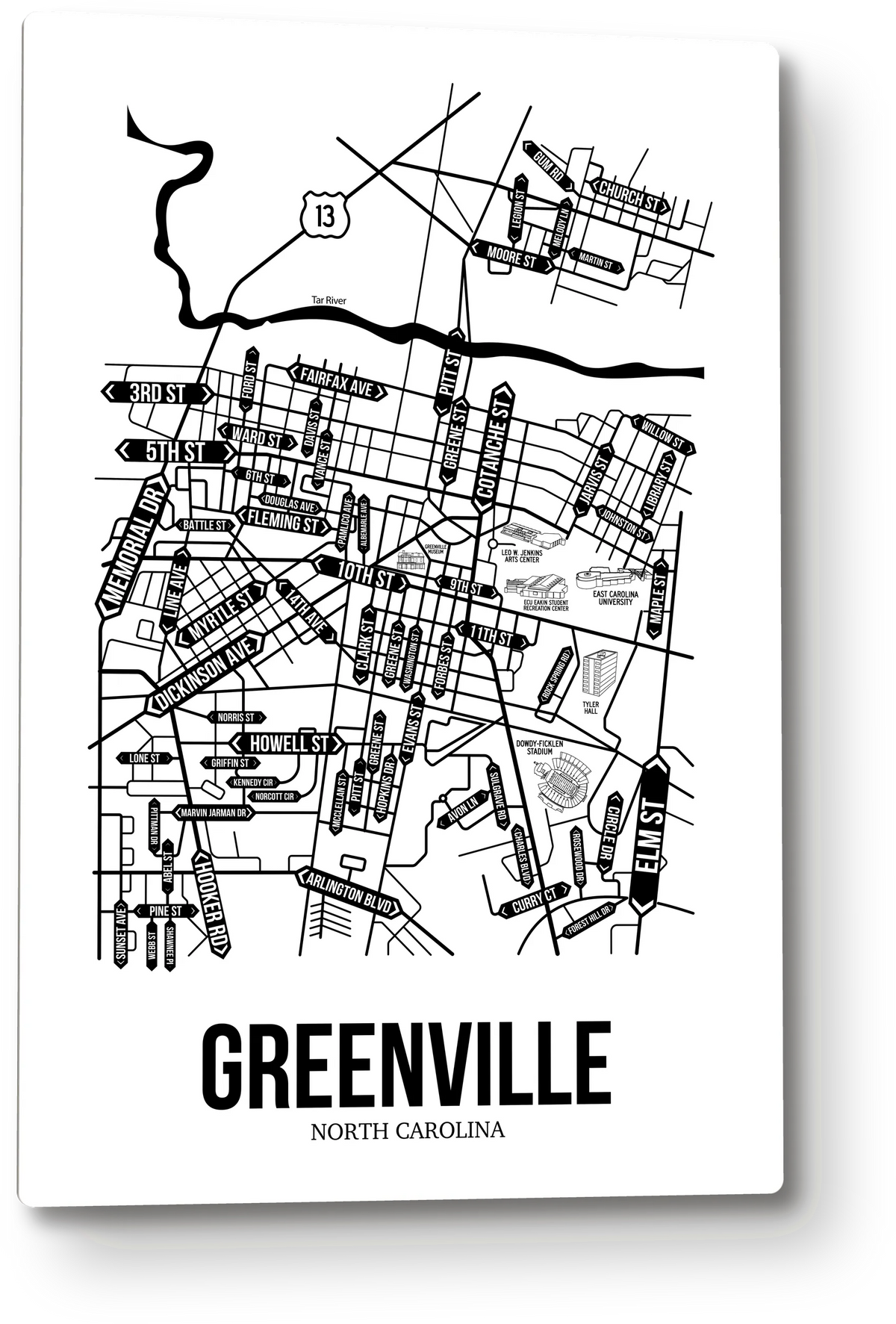 Greenville, North Carolina street map 8
