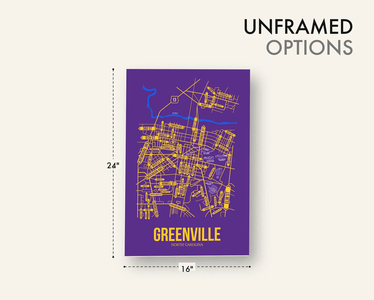 Greenville, North Carolina street map 18