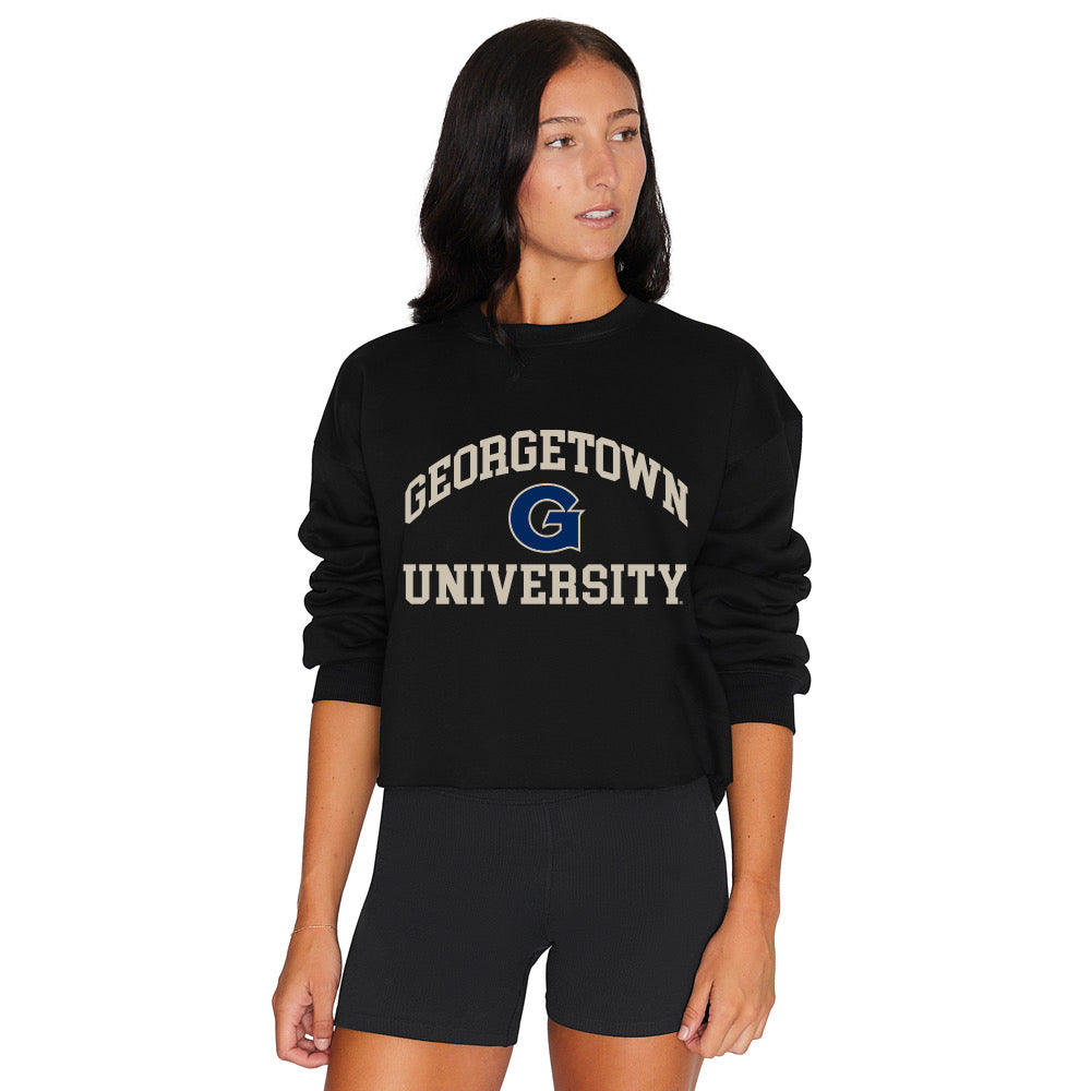Georgetown Black Crewneck 3