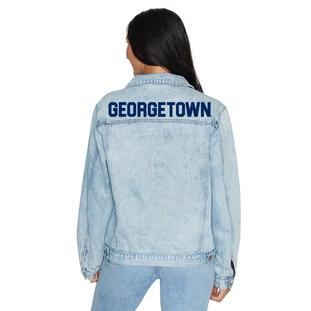 Georgetown Varsity Denim Jacket | lojobands
