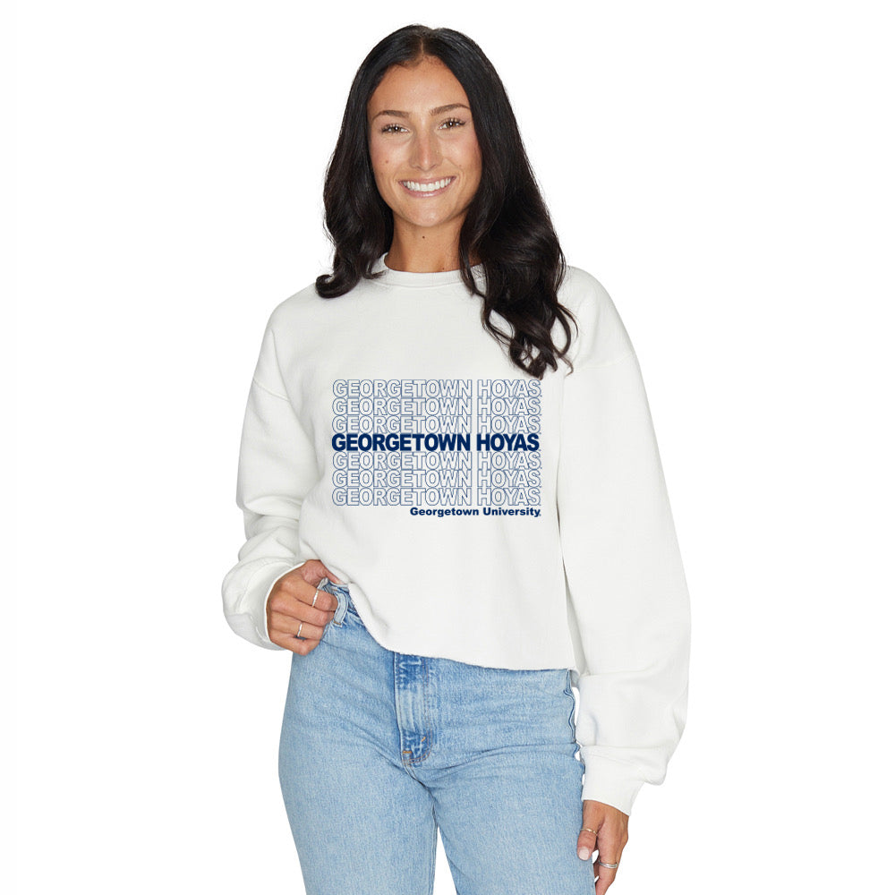 Georgetown Repeat Crewneck