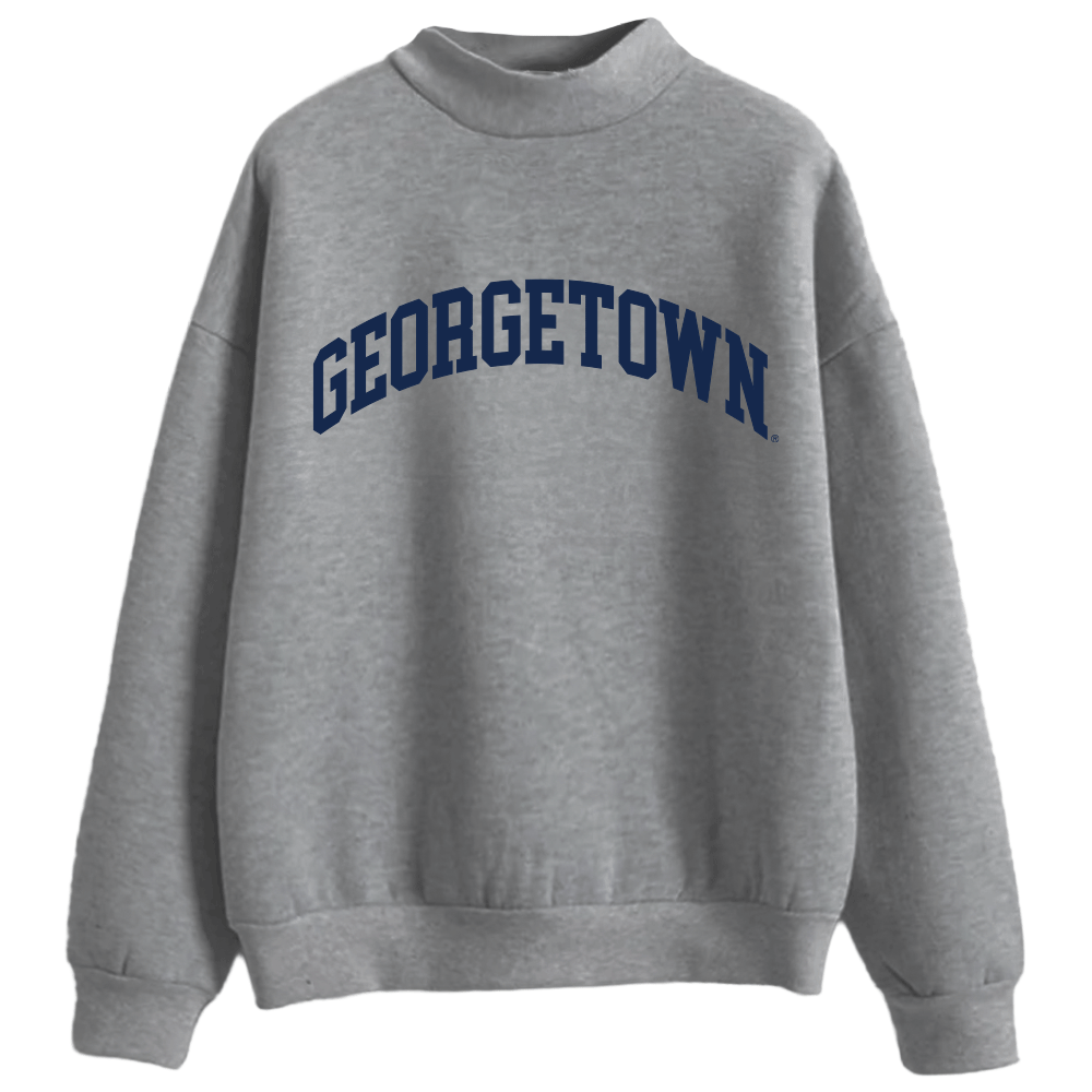 Georgetown Mock Neck Sweatshirt | lojobands