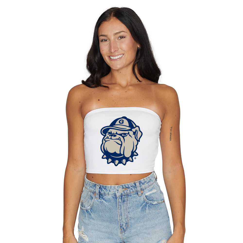 Georgetown Hoyas White Tube Top | lojobands
