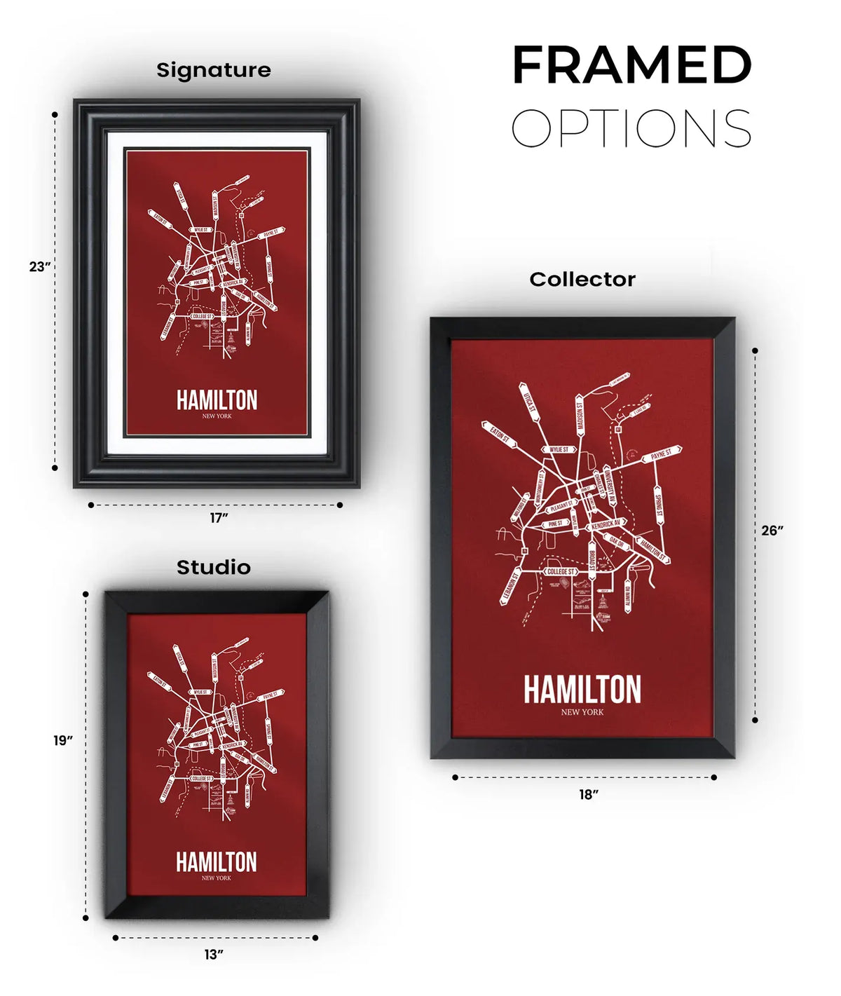 Hamilton, New York street map 15