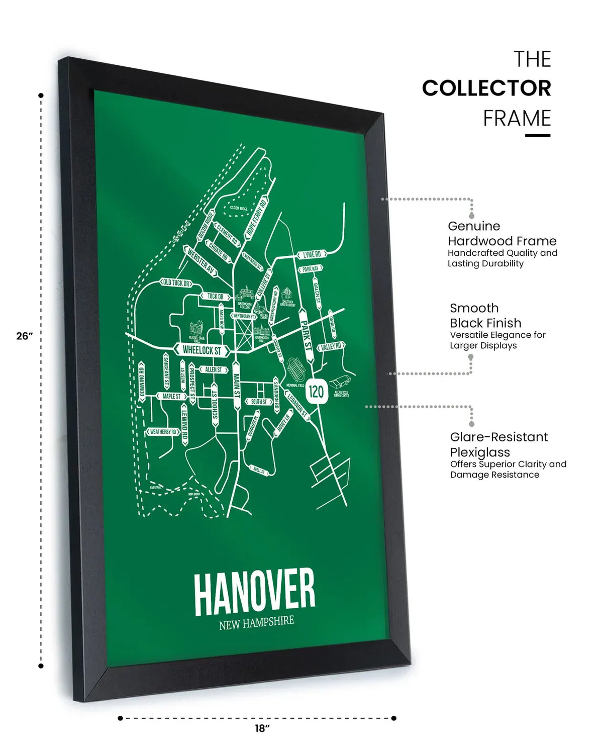 Hanover, New Hampshire street map 12