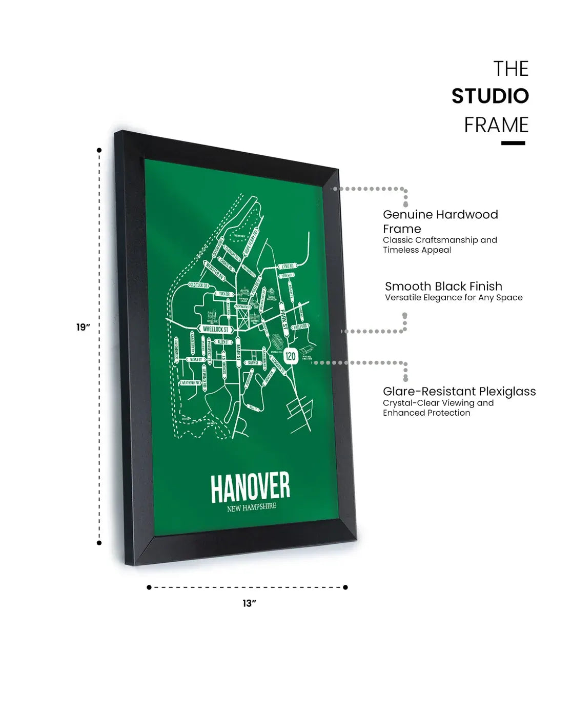 Hanover, New Hampshire street map 11