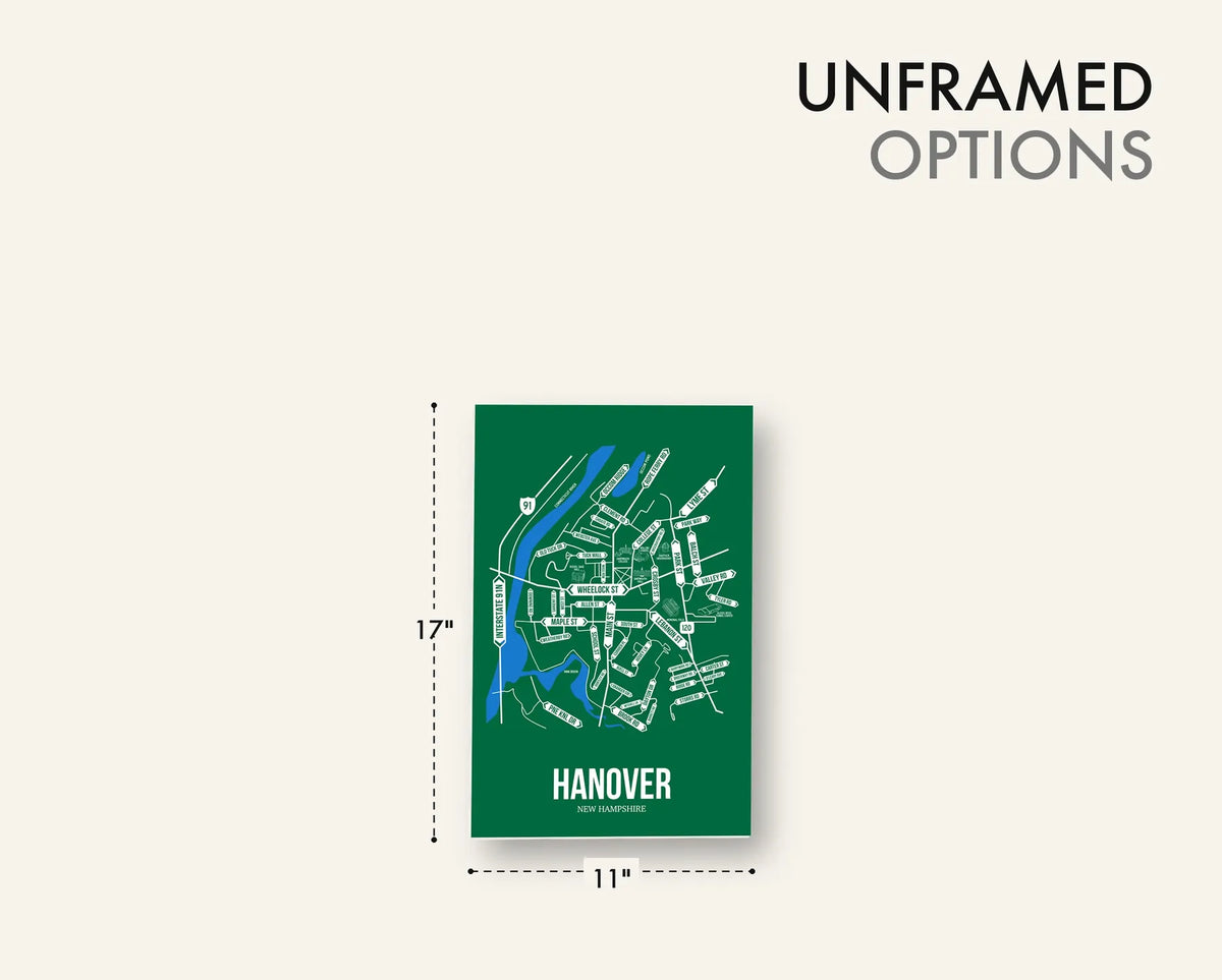 Hanover, New Hampshire street map 17