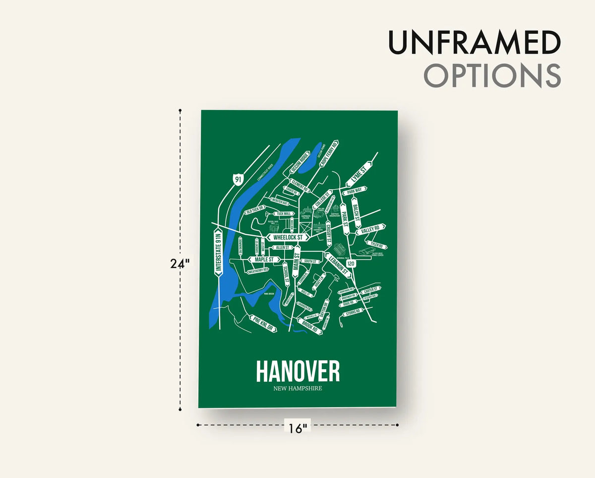 Hanover, New Hampshire street map 18