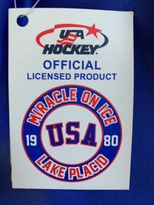USA Hockey Miracle on Ice 1980 Authentic Royal Blue Adult Hoodie 4