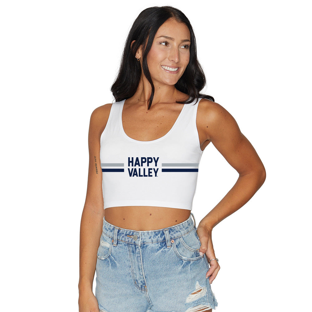 Penn State Happy Valley Crop Tank Top | lojobands