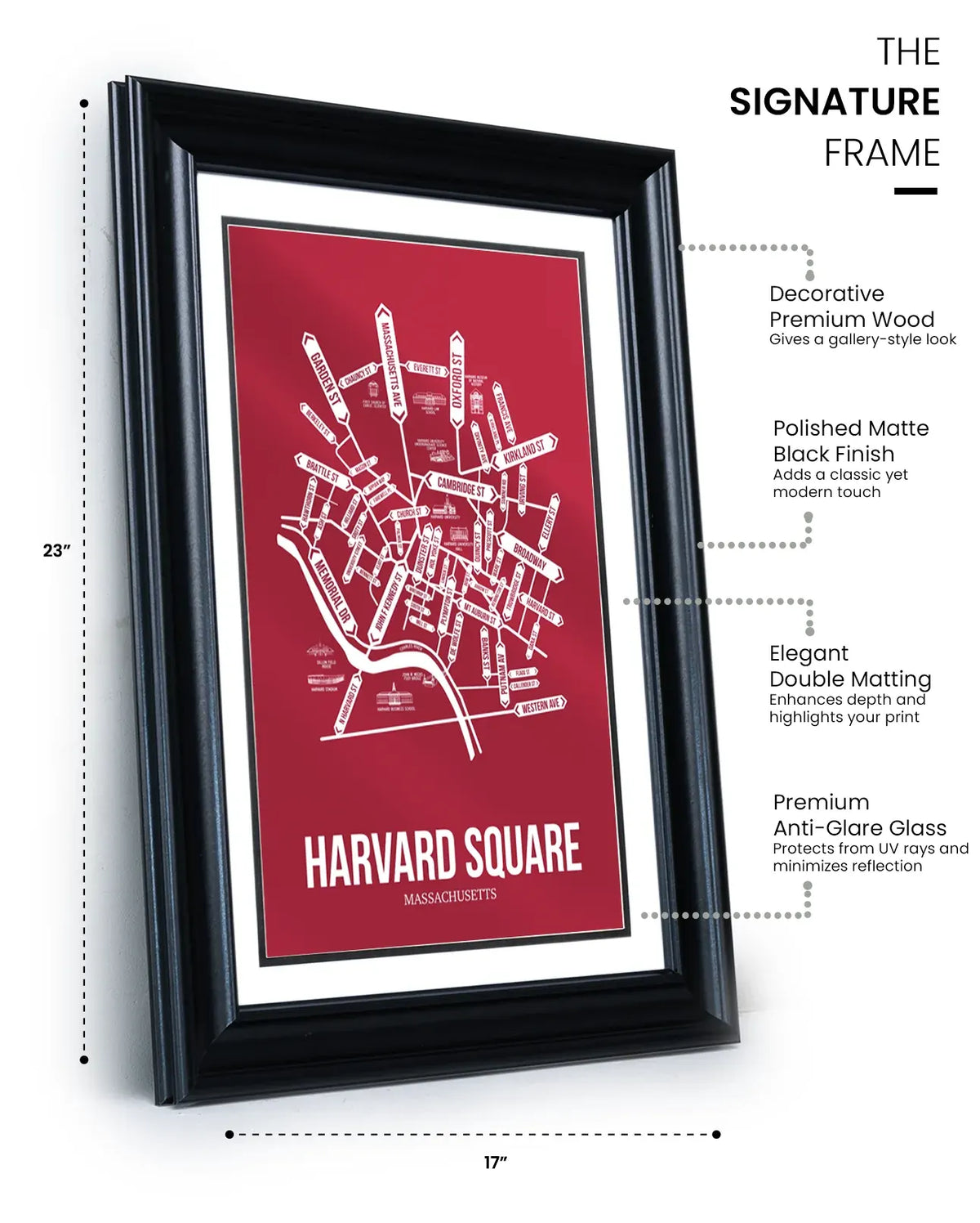Harvard Square, Cambridge, MA street map 14