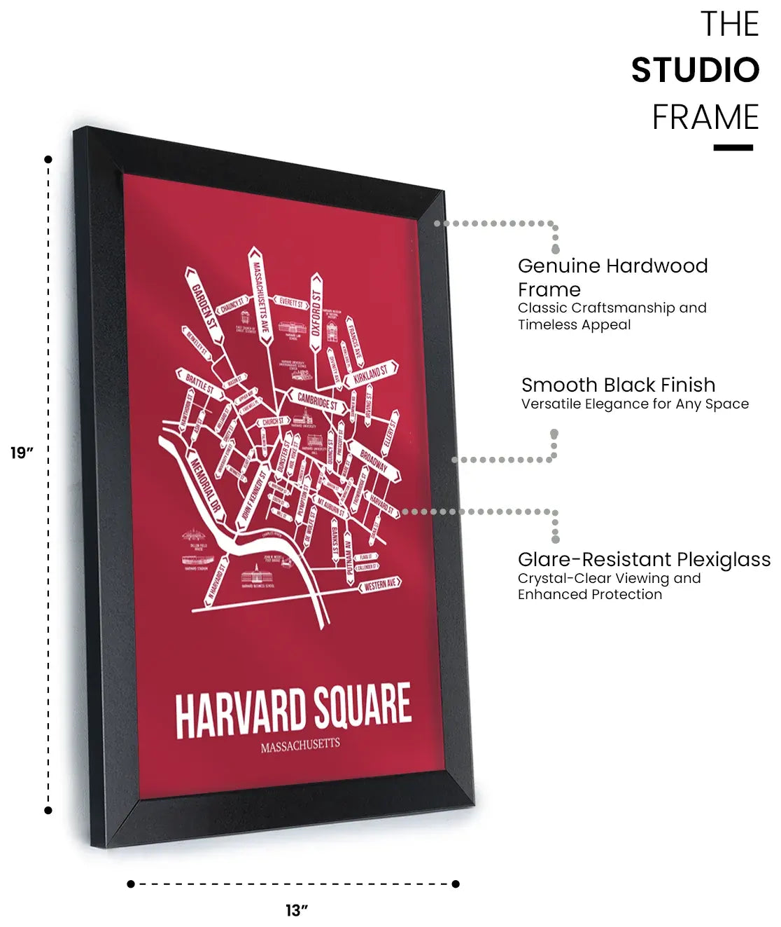 Harvard Square, Cambridge, MA street map 11