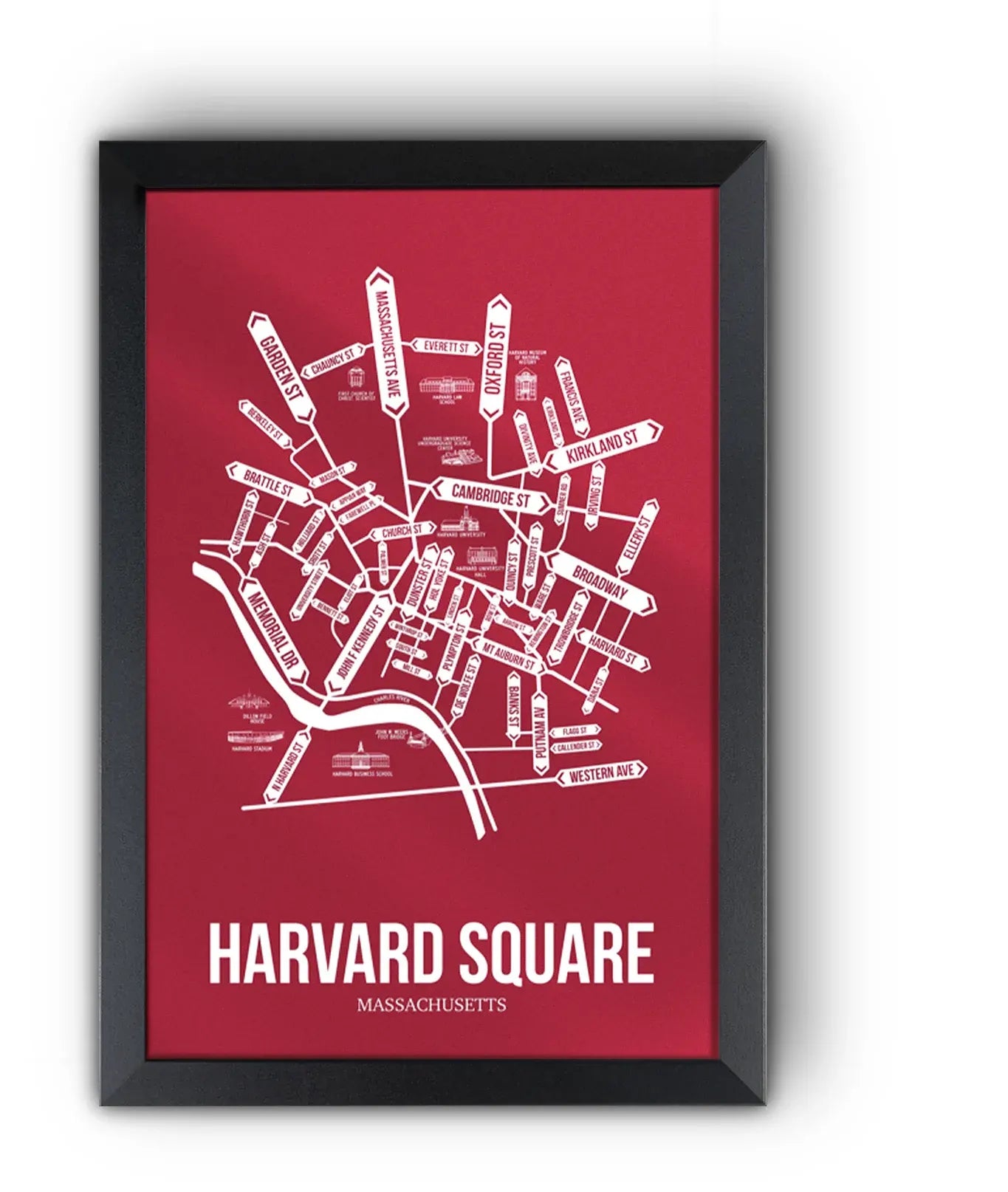 Harvard Square, Cambridge, MA street map 10