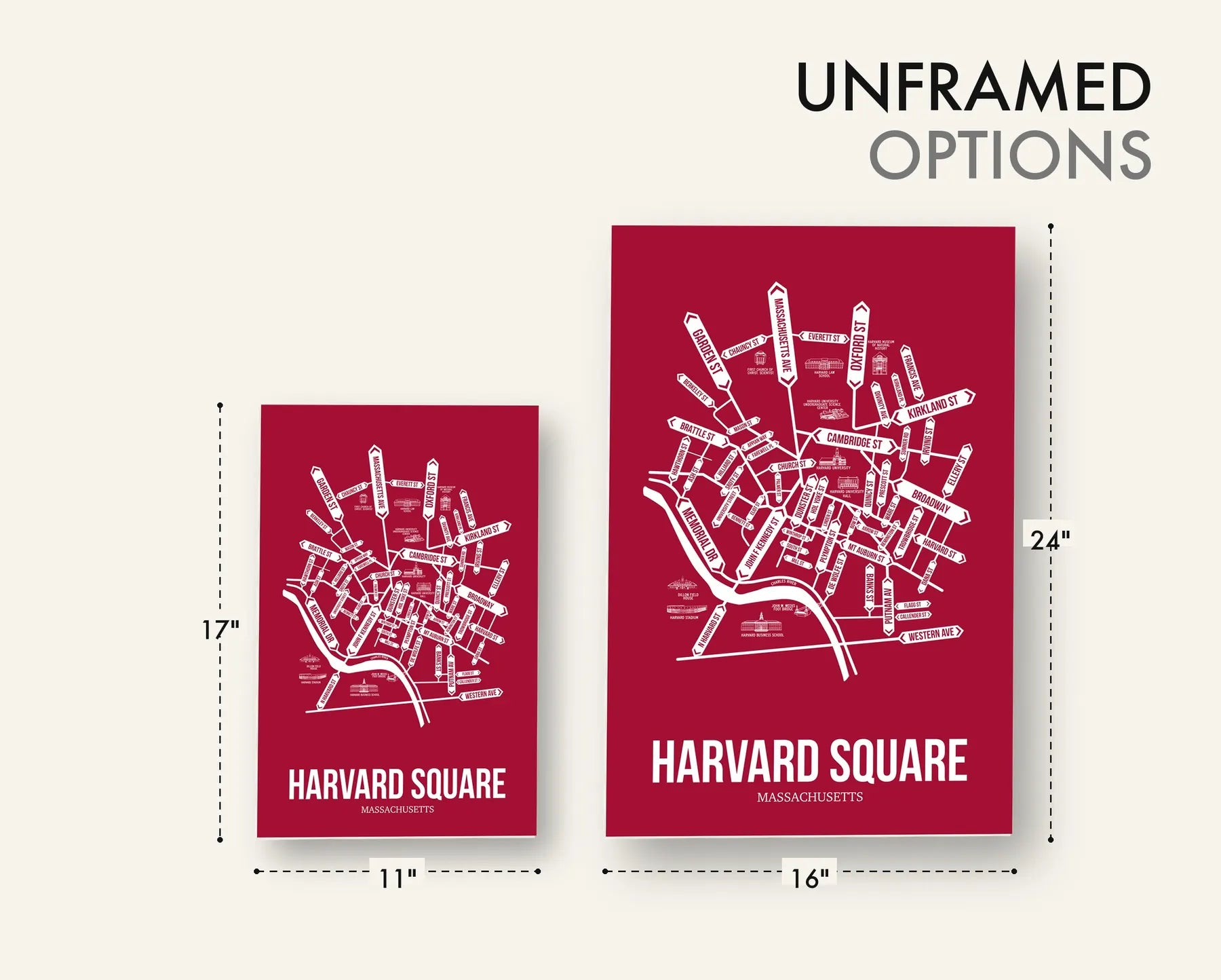 Harvard Square, Cambridge, MA street map 16