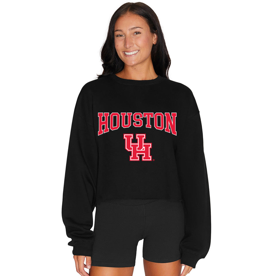 University of Houston Black Crewneck | lojobands