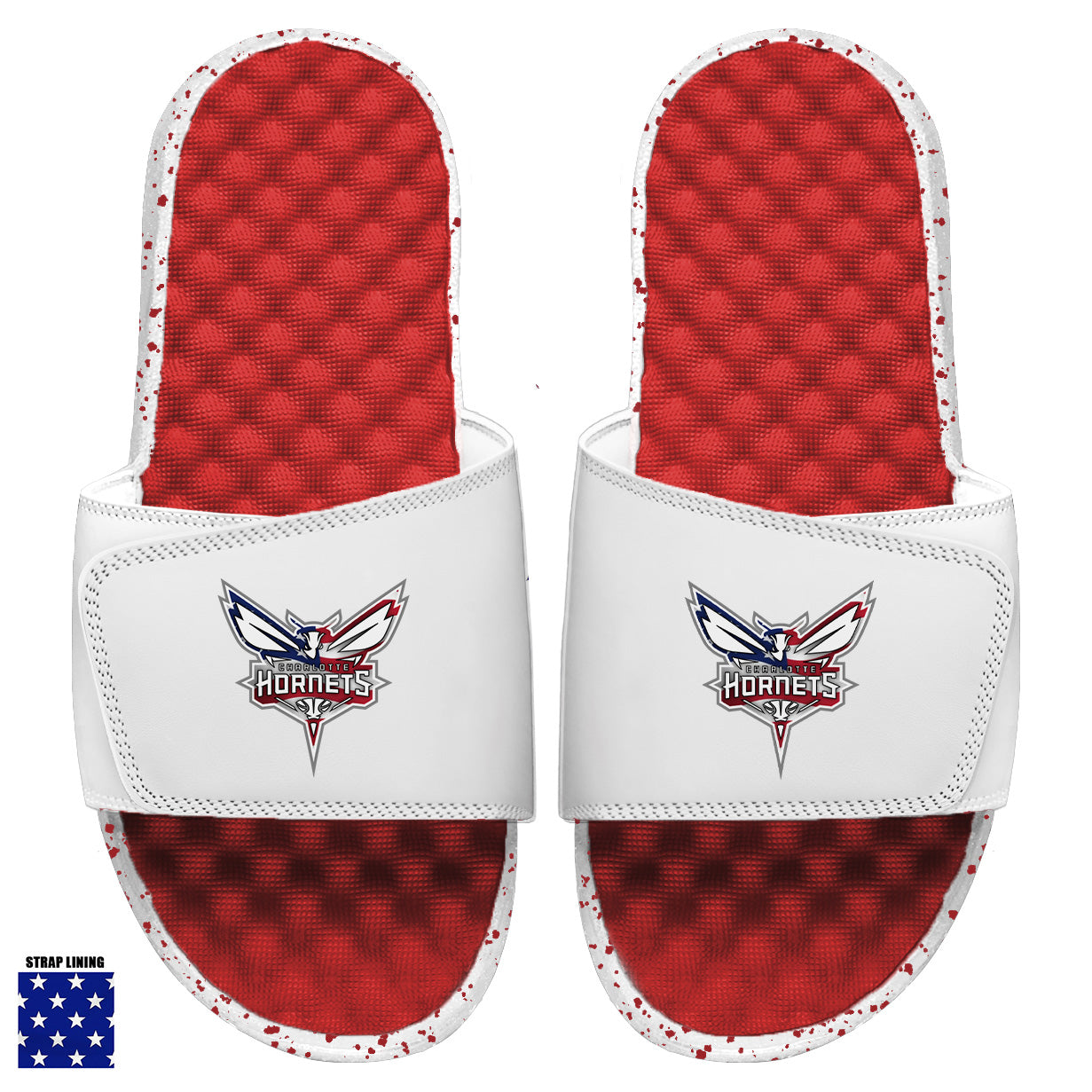 Charlotte Hornets Red Americana Slides 2
