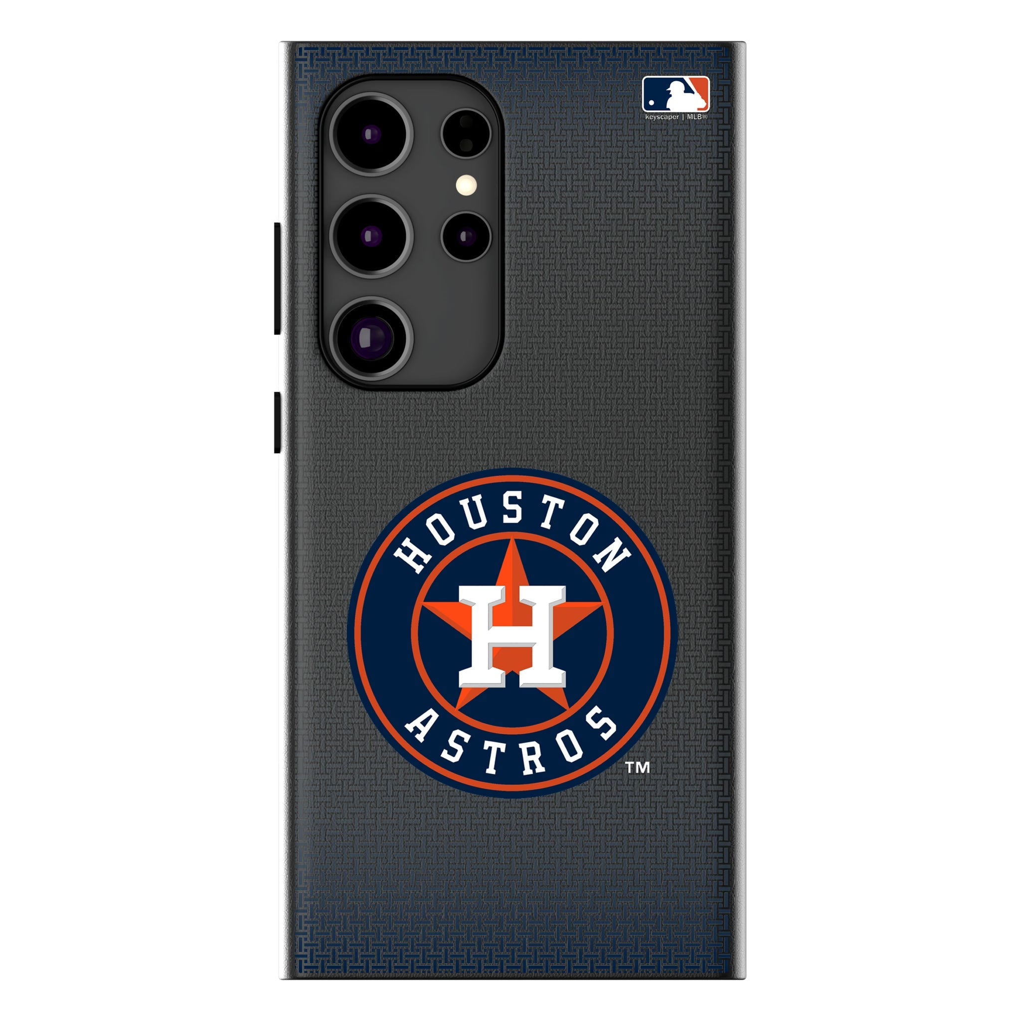 Houston Astros Linen MagSafe Compatible Phone Case for Samsung Galaxy 10