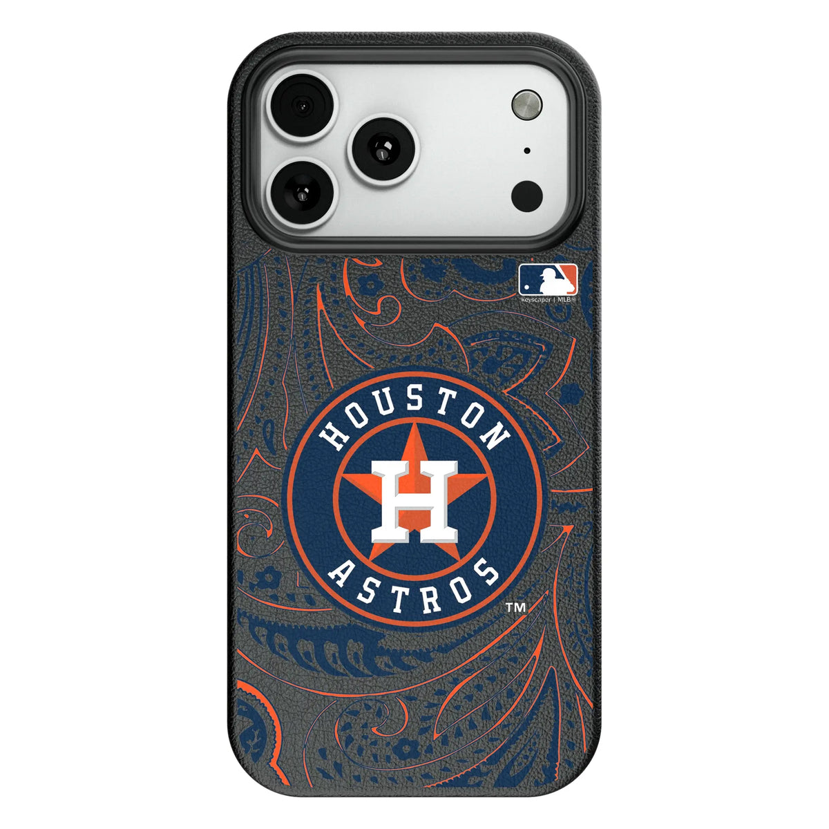Houston Astros Paisley MagSafe Compatible Phone Case for Apple iPhone 8