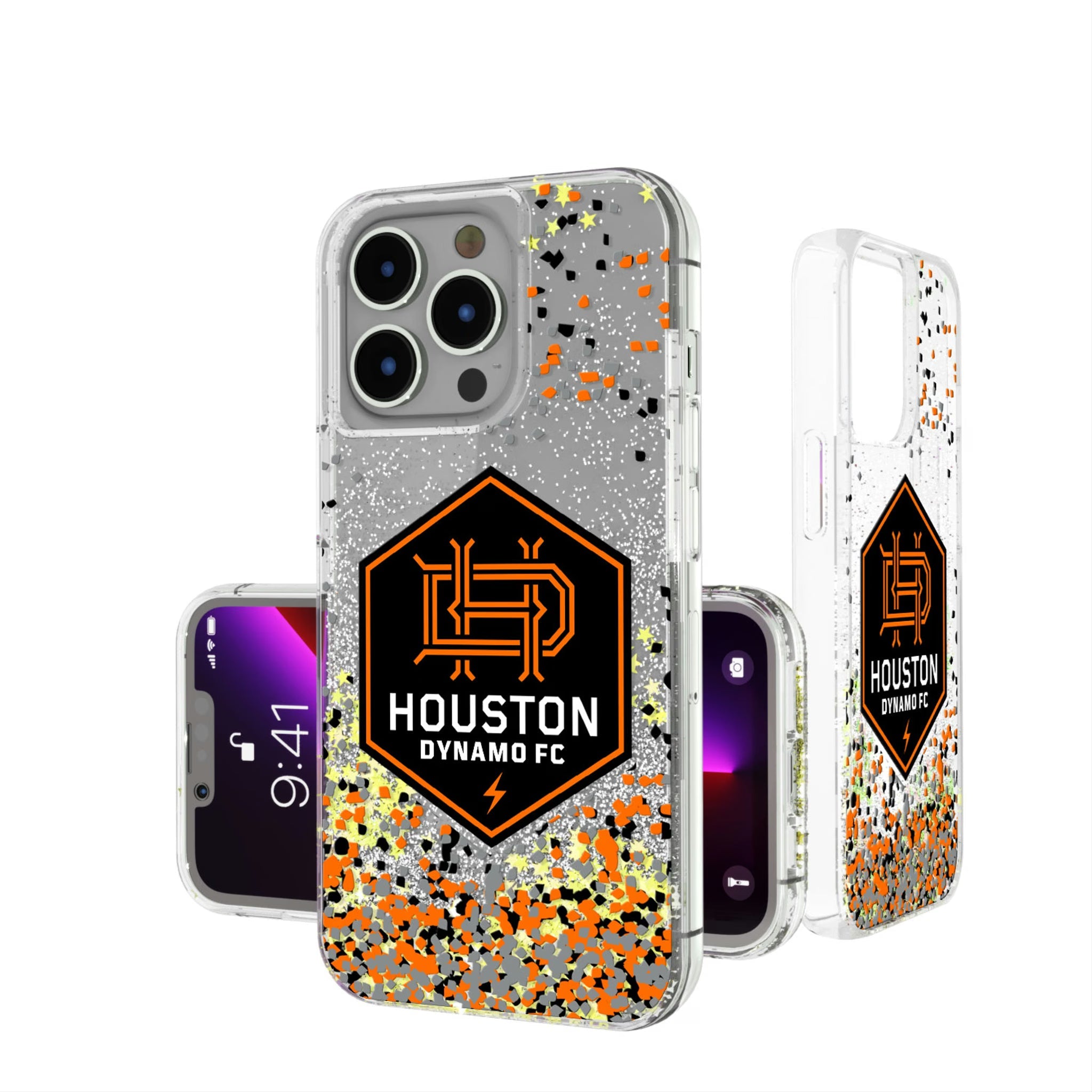 Houston Dynamo  Confetti Glitter Phone Case 16
