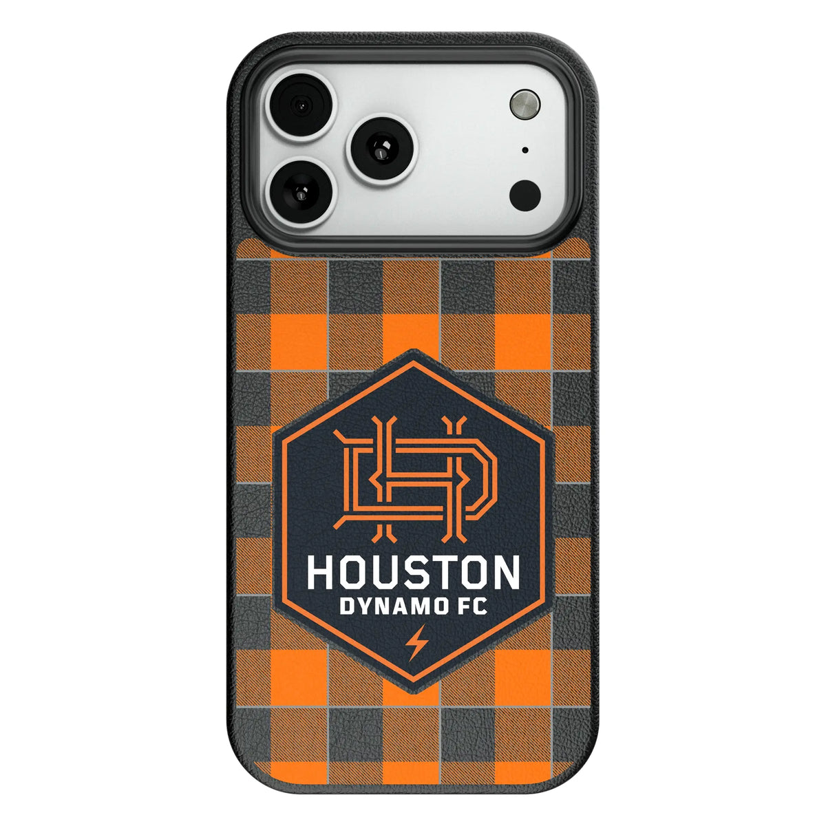 Houston Dynamo Plaid MagSafe Compatible Phone Case for Apple iPhone 8