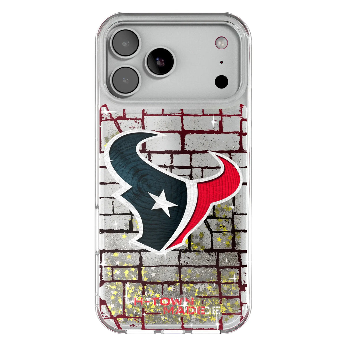 Houston Texans Brick Wall Glitter Phone Case for Apple iPhone 17 Series 20