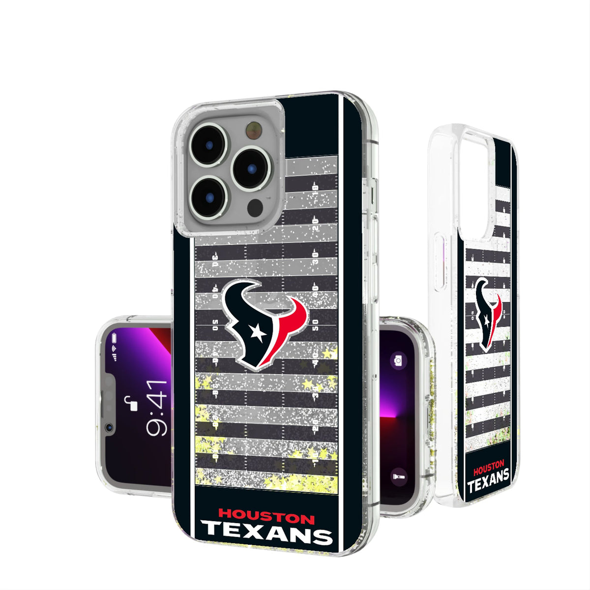 Houston Texans Field Glitter Phone Case 18