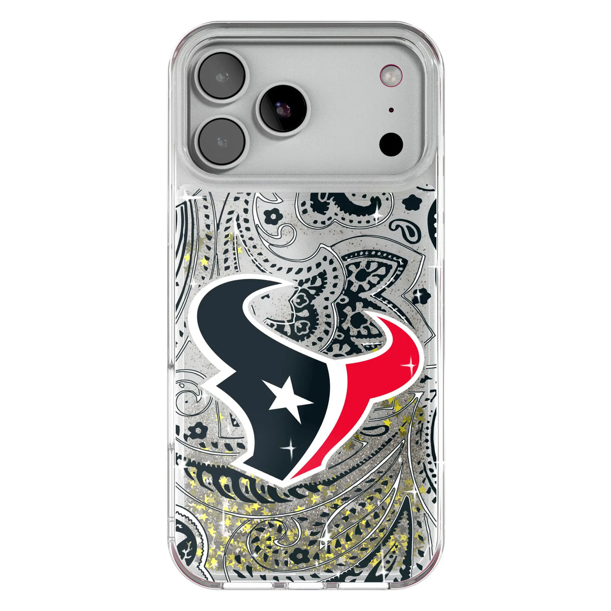 Houston Texans Paisley Glitter Phone Case 19