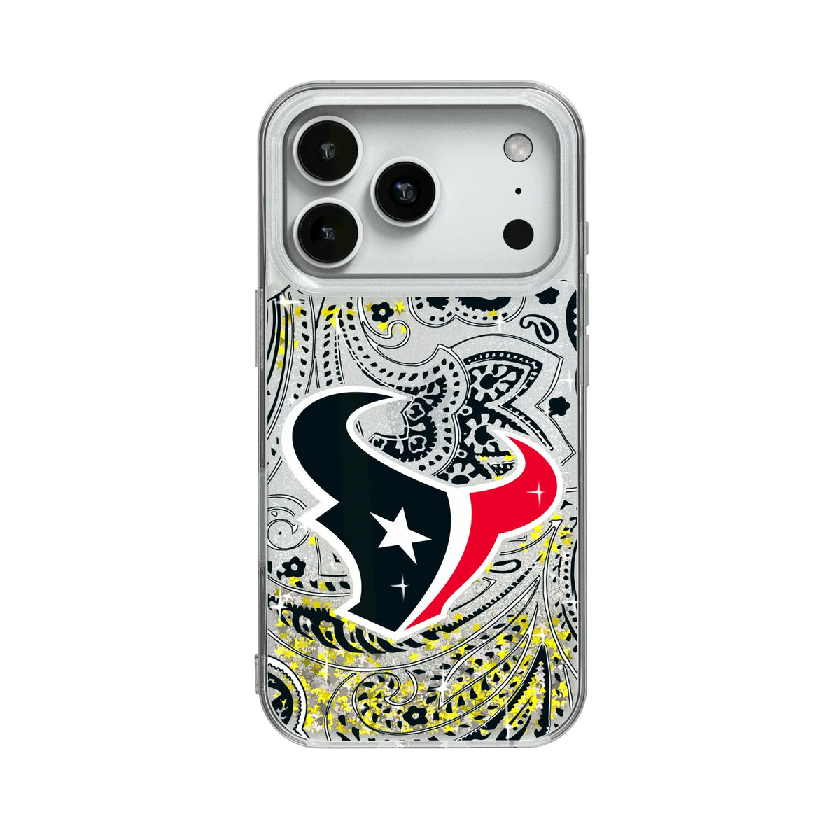 Houston Texans Paisley Glitter Phone Case 18