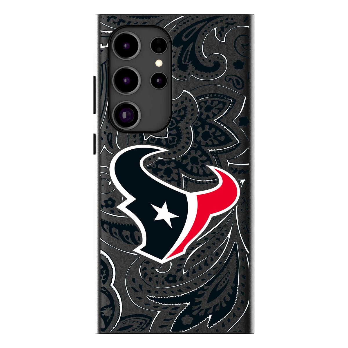 Houston Texans Paisley MagSafe Compatible Phone Case for Samsung Galaxy 18