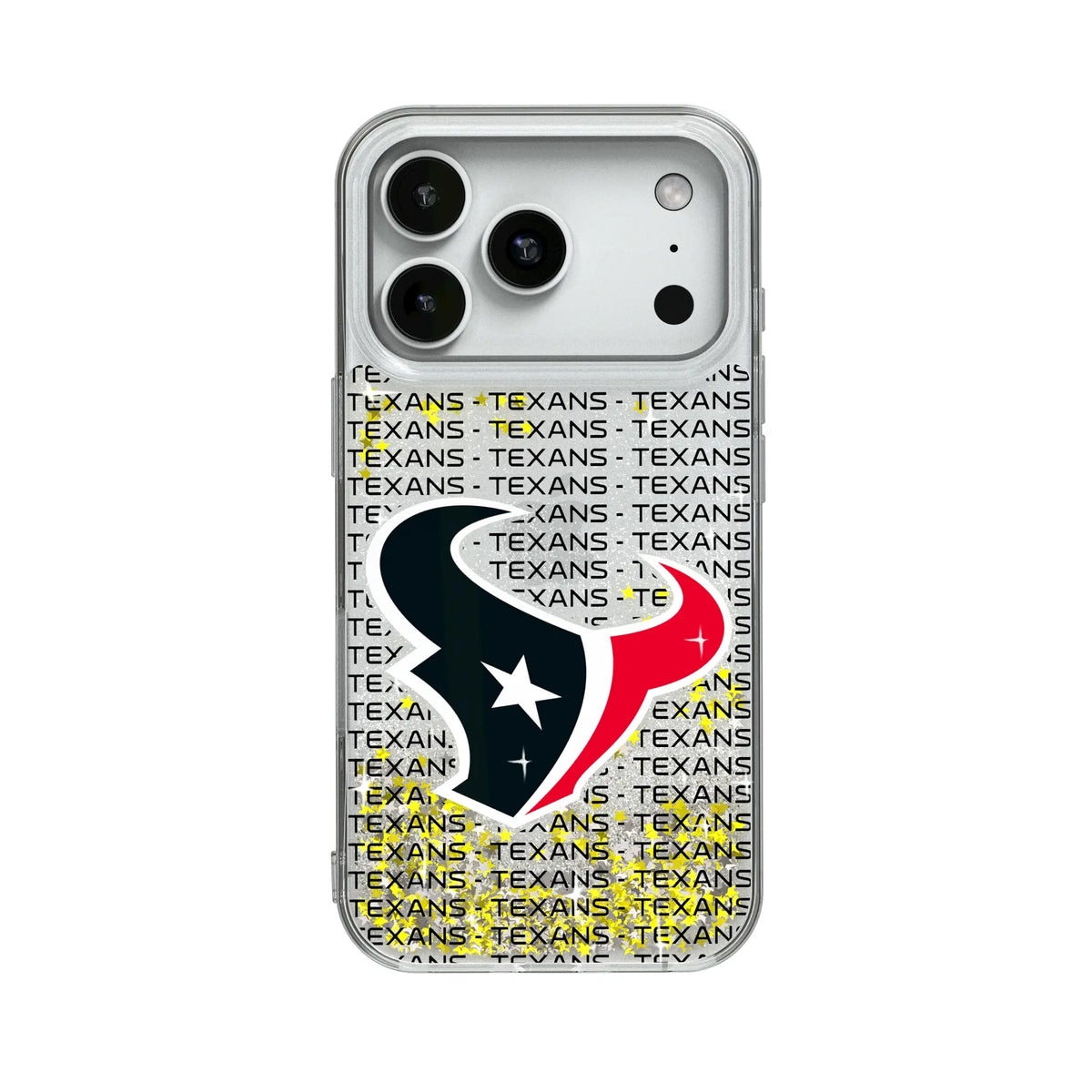 Houston Texans Text Backdrop Glitter Phone Case 19