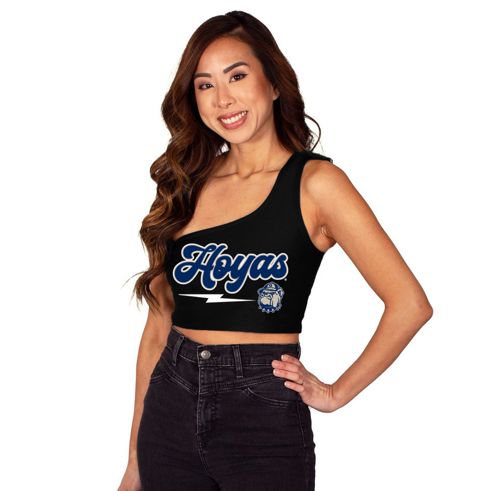 Georgetown Lightning One Shoulder Top | lojobands