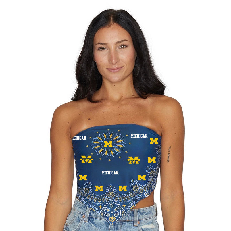 University of Michigan Bandana Top | lojobands