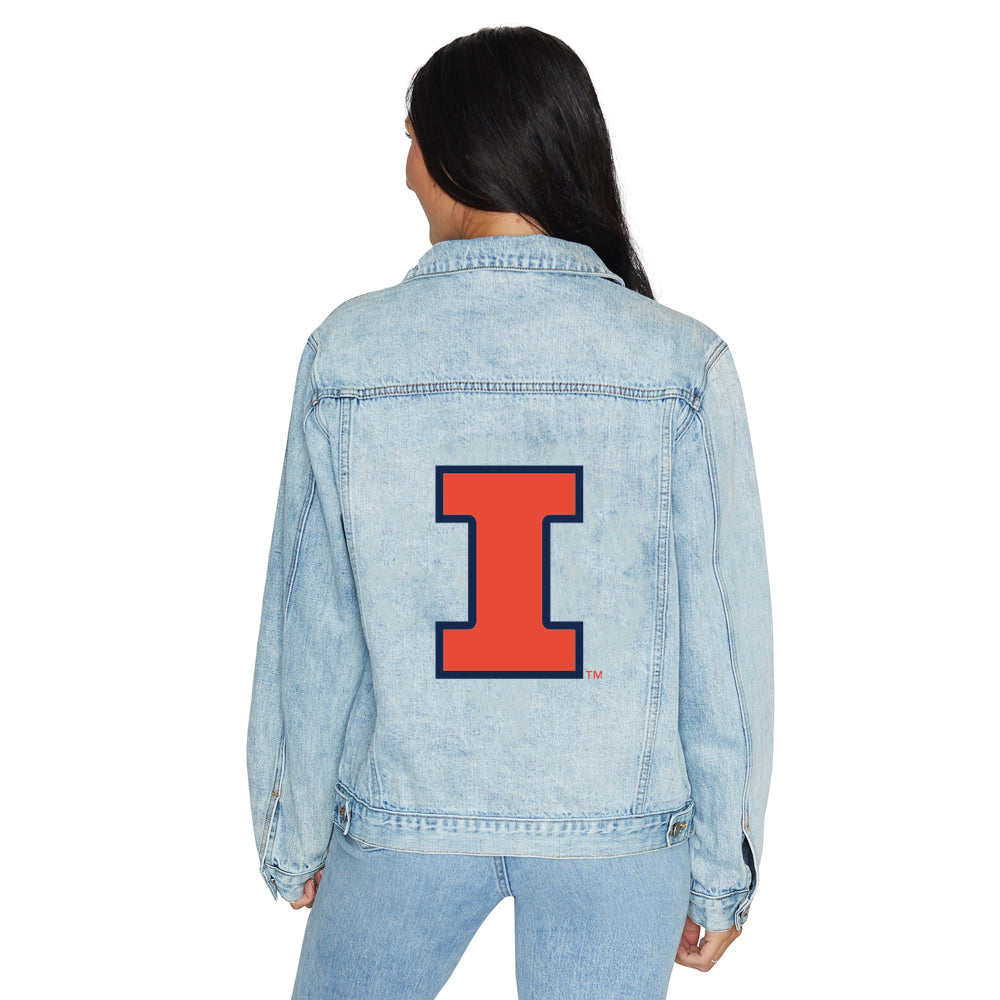 Illinois Fighting Illini Denim Jacket | lojobands