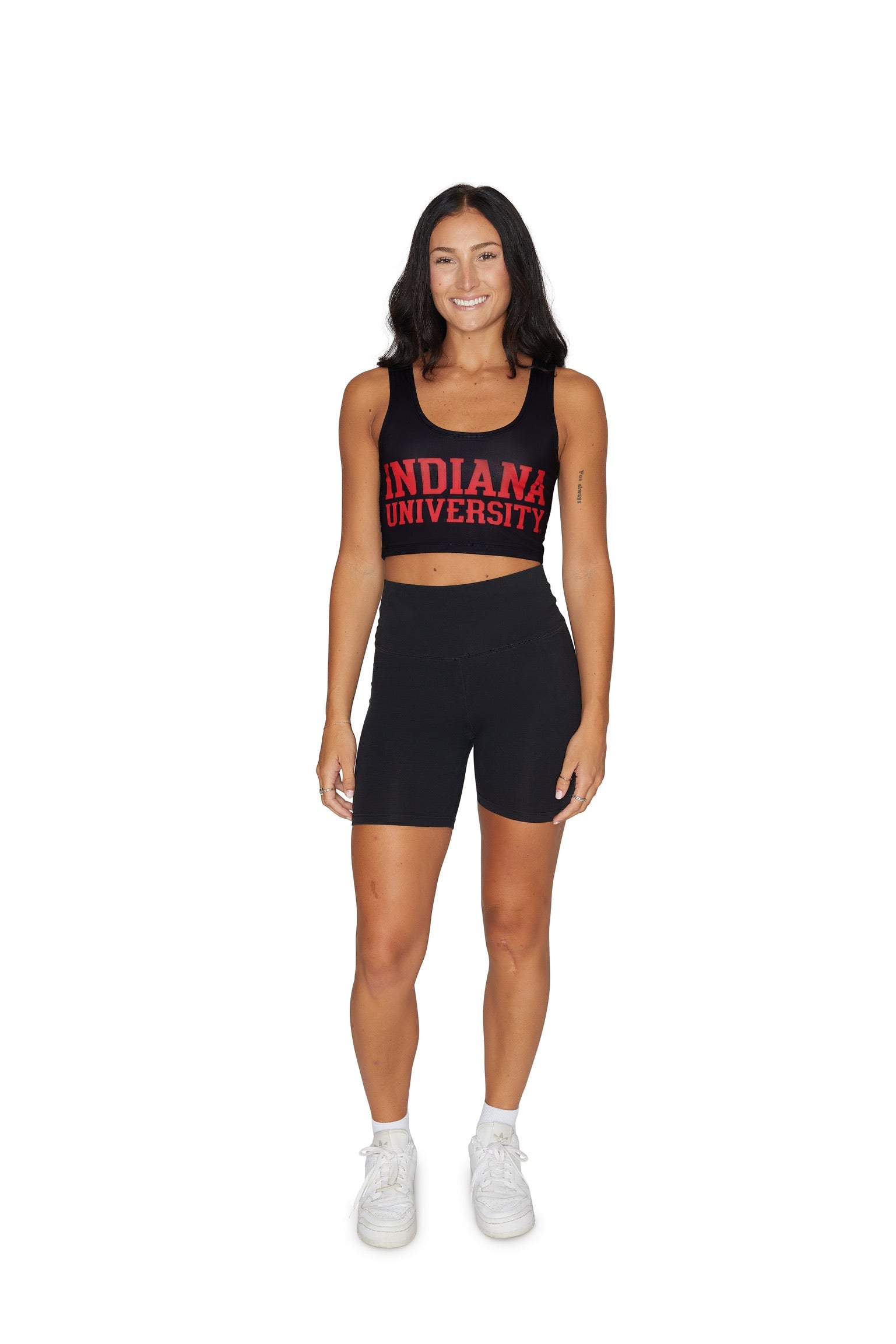 Indiana Hoosiers Black Crop Top | lojobands 7