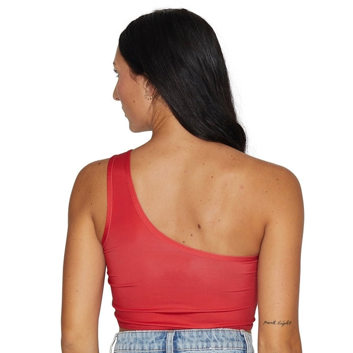 Indiana Hoosiers Crimson One Shoulder Top | lojobands 3