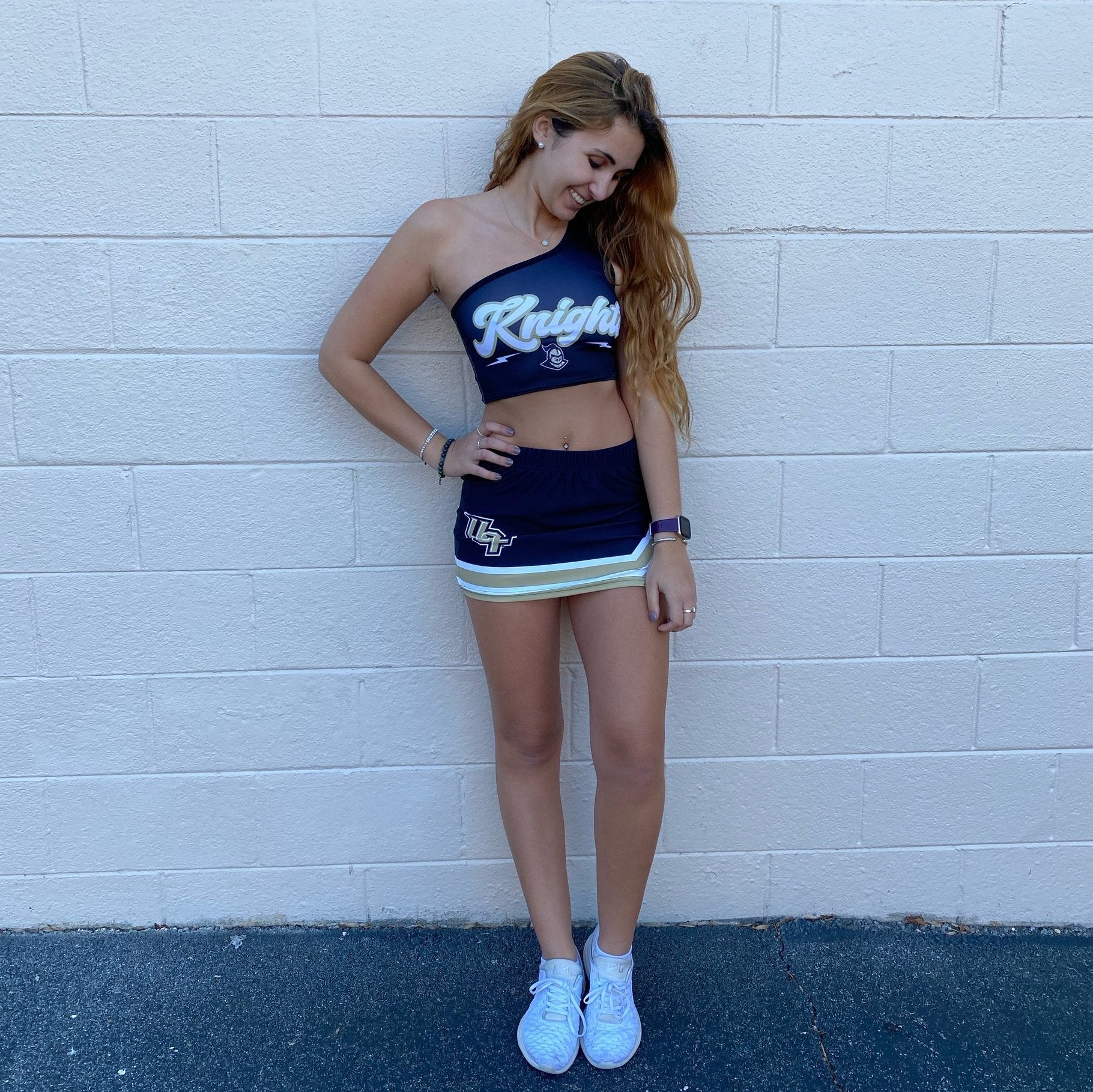 UCF Knights Lightning One Shoulder Top | lojobands 6