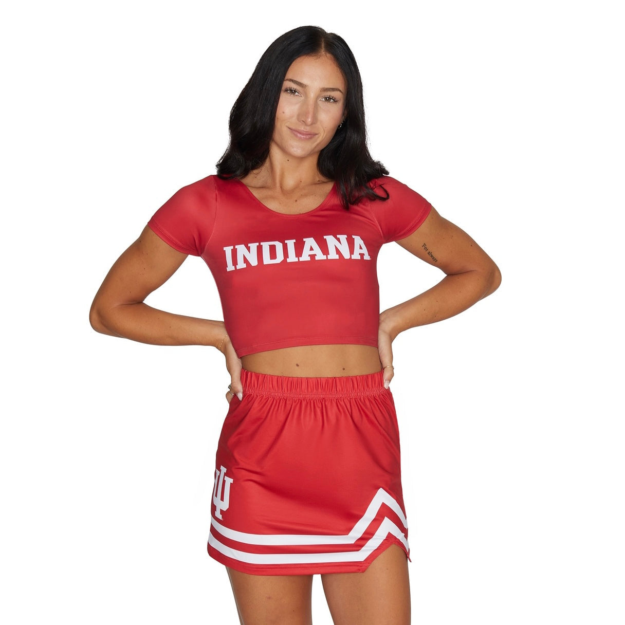 Indiana Hoosiers Crimson Babydoll Tee | lojobands 4