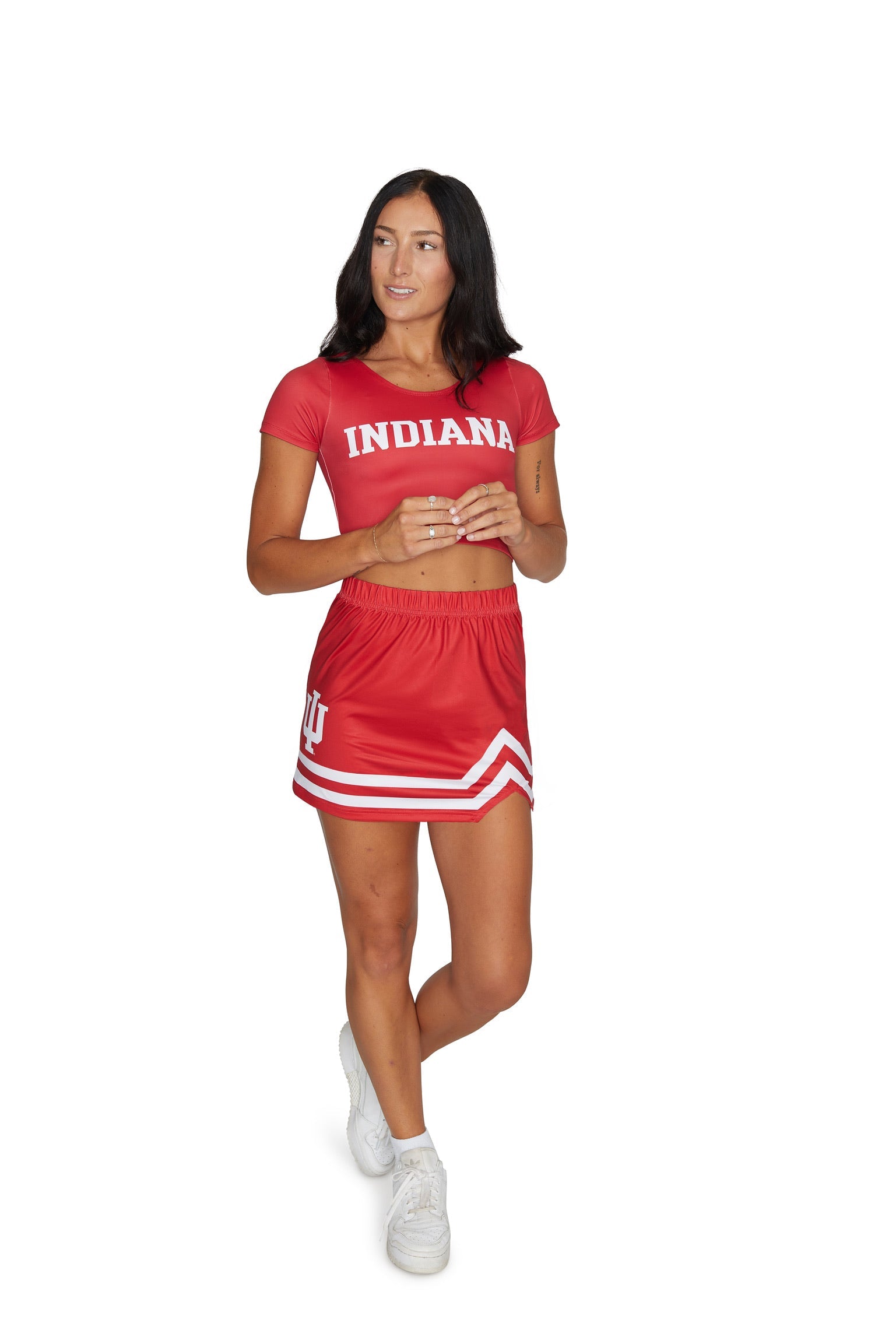Indiana Hoosiers Crimson Babydoll Tee | lojobands 8