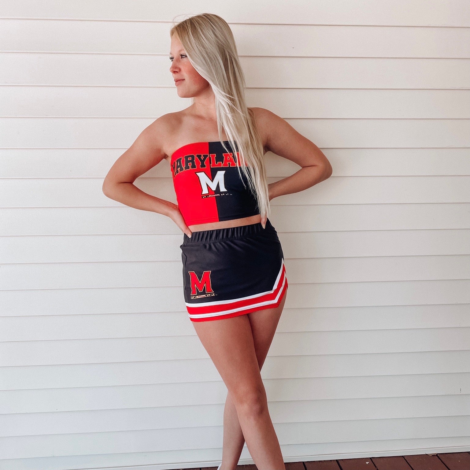 Maryland Terps Two Tone Tube Top | lojobands 11