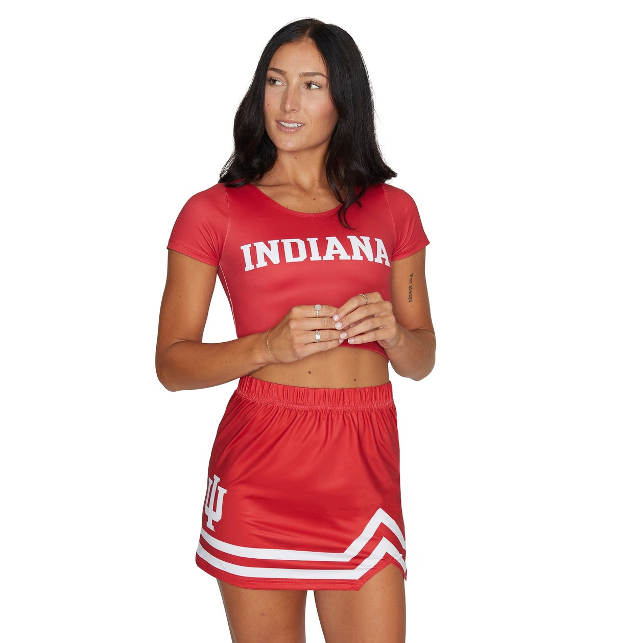 Indiana Hoosiers Crimson Babydoll Tee | lojobands 5