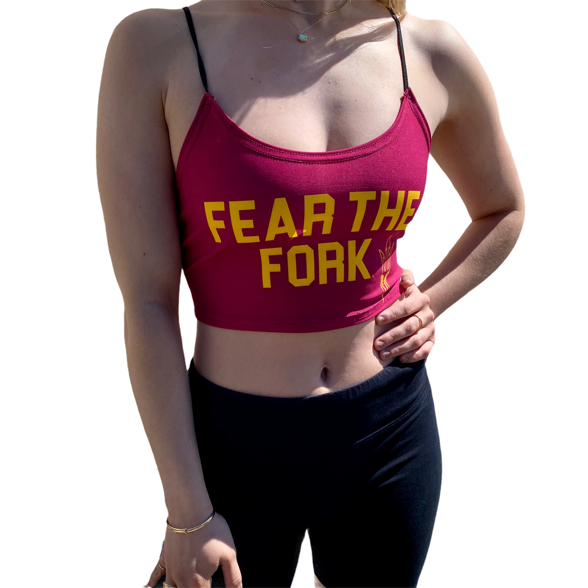Arizona State ASU Fear The Fork Spaghetti Tank | lojobands 11