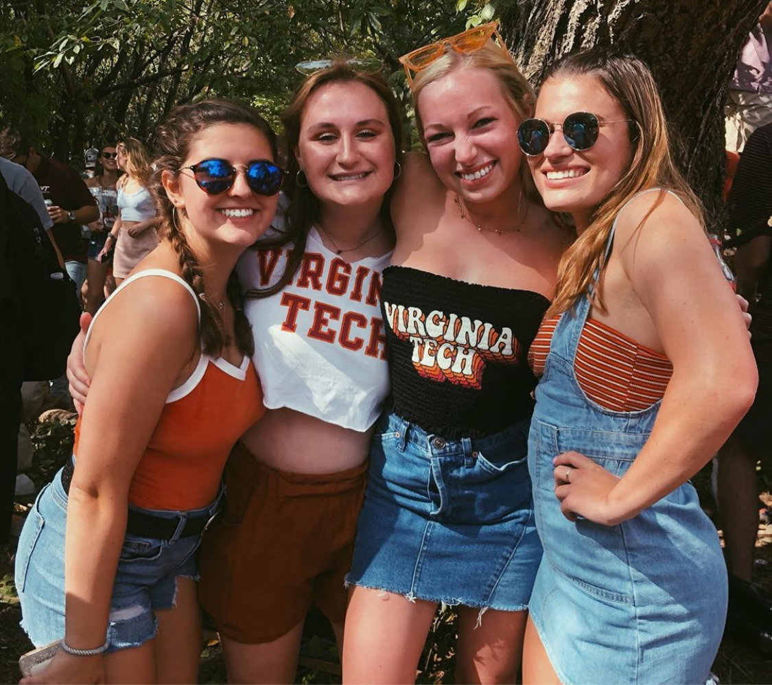 Virginia Tech Retro Tube Top | lojobands