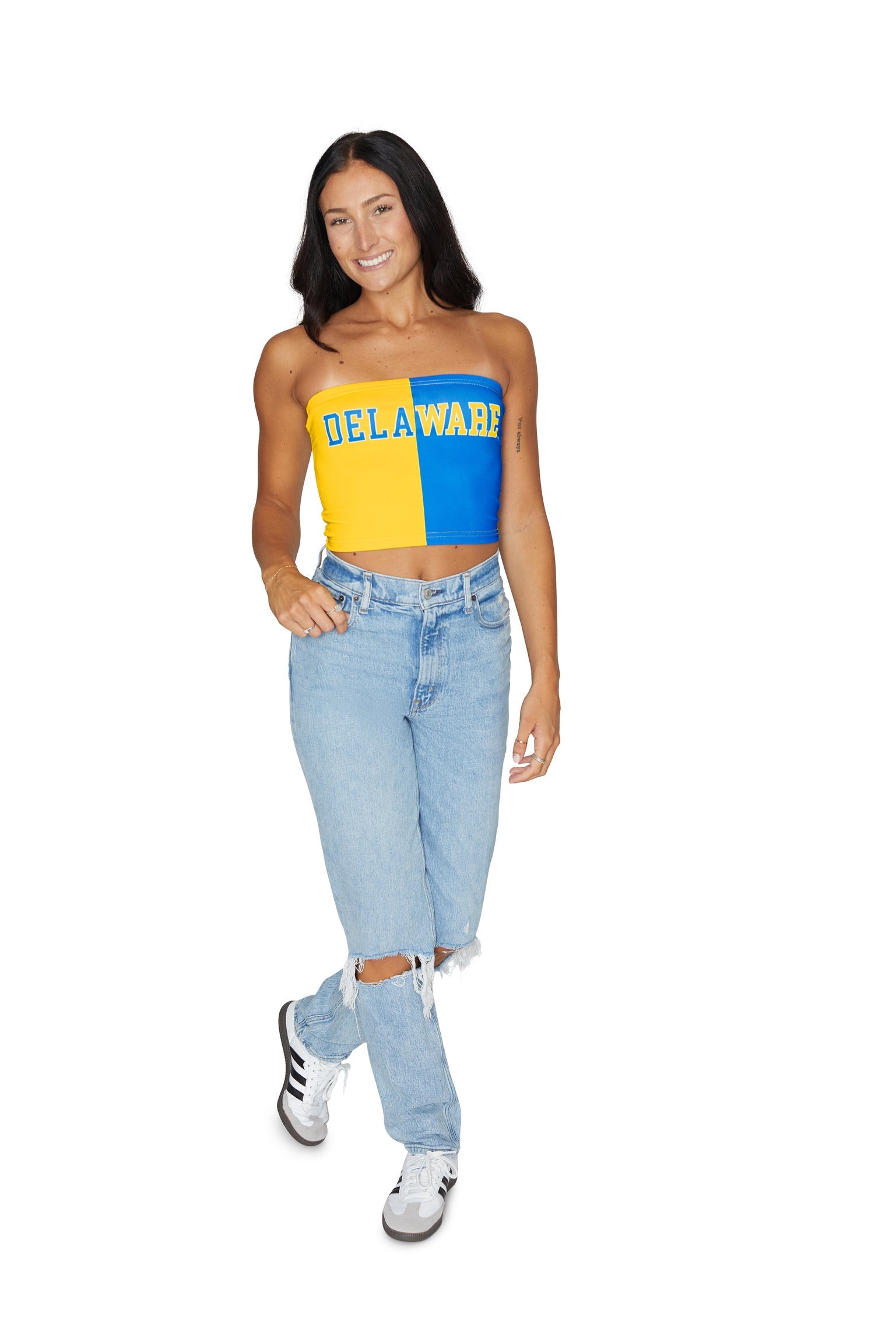 Delaware Two Tone Tube Top | lojobands 4