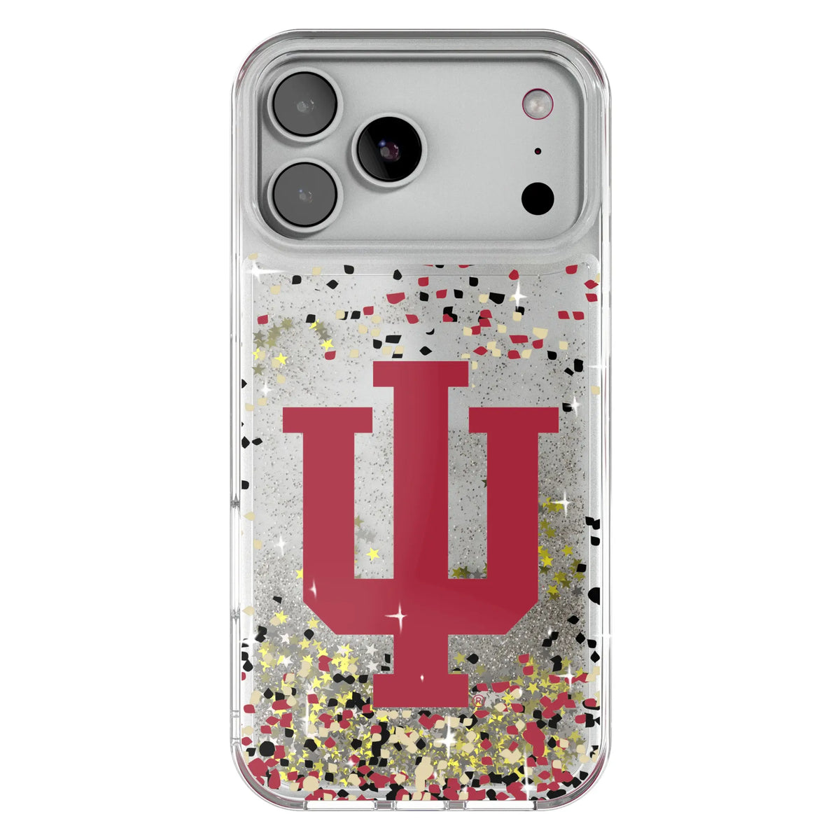Indiana University Hoosiers Confetti Glitter Phone Case for Apple iPhone 20